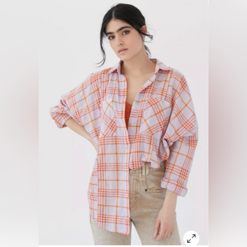 3/$15 BDG Remi Oversized Button-Down Shirt